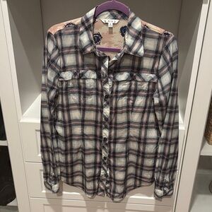 Plaid Cabinet Button-Up Shirt
